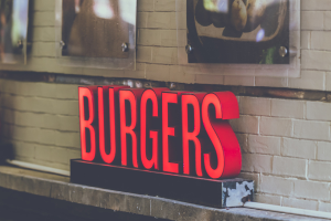 Burgers Schild